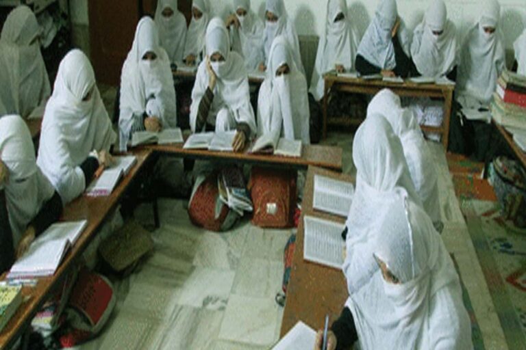 Camera in girls' room in illegal madrasa