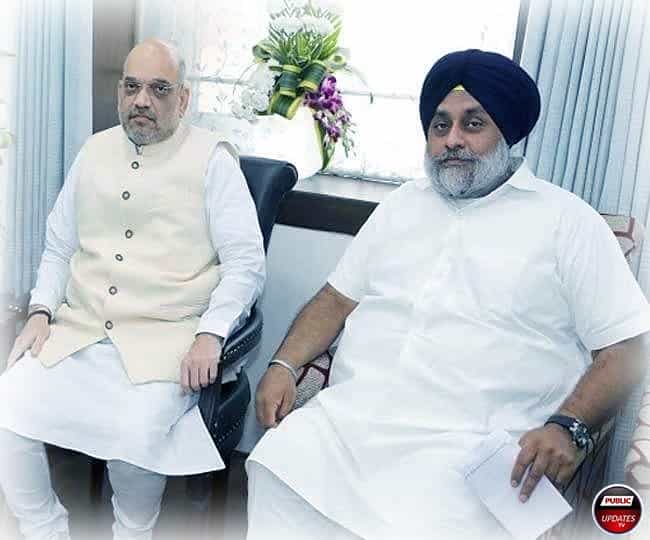 अमित शाह को मिले अकाली दाल नेता सुखबीर सिंह बादल, कनाडा और भारत में तनाव के चलते, पंजाबियो के लिए बोली ये बातें