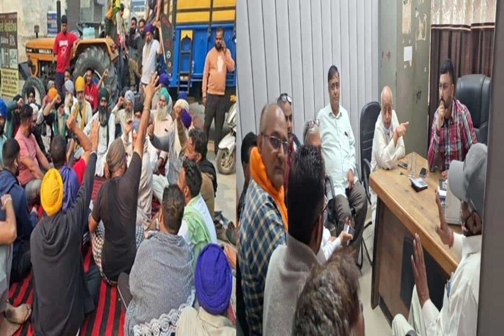 Punjab: पंजाब में बंद हुई मंडी, किसानों ने लगाया धरना, जानें मामला