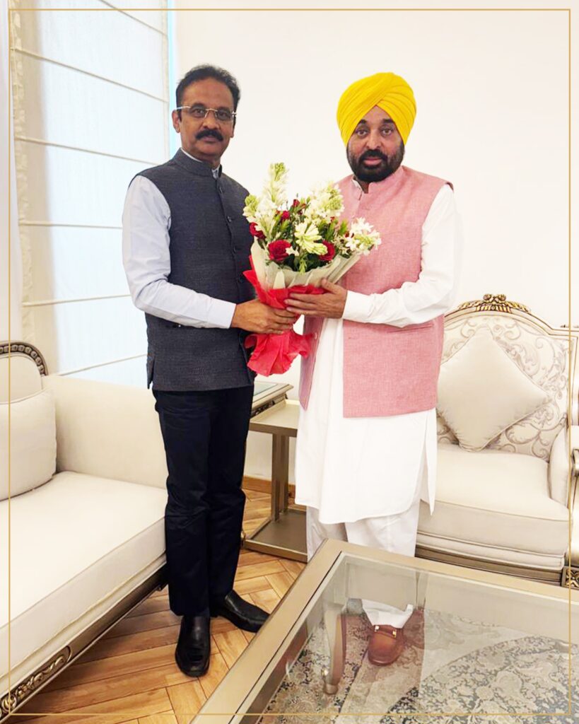 CM भगवंत मान से मिले सांसद अशोक मित्तल: लुधियाना उपचुनाव जीत पर दी बधाई, विकास मुद्दों पर चर्चा